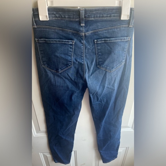 L’agence Margot High Rise Super Stretch Skinny Cropped Jean in true blue size 26 - Picture 5 of 8